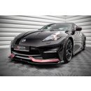 Front Ansatz V.1 für Nissan 370Z Nismo Facelift schwarz Hochglanz