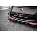 Front Ansatz V.3 für Nissan 370Z Nismo Facelift schwarz matt