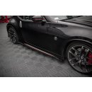 Seitenschweller Ansatz für V.1 für Nissan 370Z Nismo Facelift schwarz matt