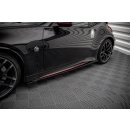 Seitenschweller Ansatz für V.1 für Nissan 370Z Nismo Facelift schwarz matt