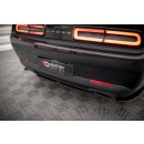 Mittlerer Diffusor Heck Ansatz für Dodge Challenger RT Mk3 Facelift schwarz matt