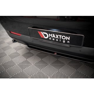 Mittlerer Diffusor Heck Ansatz für Dodge Challenger RT Mk3 Facelift Carbon Look