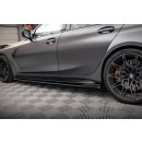 Seitenschweller Ansatz für V.2 für BMW M3 G80 schwarz Hochglanz