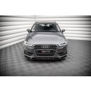 Front Ansatz für Audi A3 Sportback 8V schwarz Hochglanz