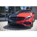 Front Ansatz V.1 für Mercedes-Benz A45 Aero W176 Facelift schwarz matt