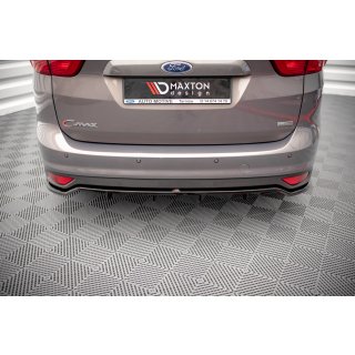 Mittlerer Diffusor Heck Ansatz DTM Look für Ford C-Max Mk2 Carbon Look