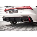 Diffusor Heck Ansatz für Audi RS6 C8 / RS7 C8 schwarz Hochglanz