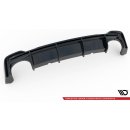 Diffusor Heck Ansatz für Audi RS6 C8 / RS7 C8 schwarz Hochglanz