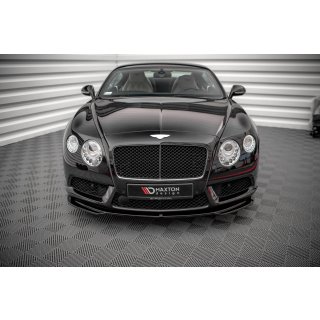 Front Ansatz V.2 für Bentley Continental GT V8 S Mk2 schwarz matt