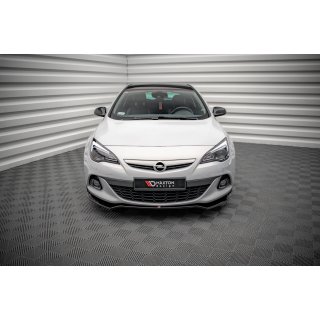 Front Ansatz V.2 für Opel Astra GTC OPC-Line J schwarz matt