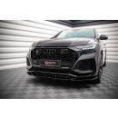 Front Ansatz V.2 für Audi RSQ8 Mk1 schwarz Hochglanz