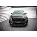 Front Ansatz V.2 für Audi RSQ8 Mk1 schwarz Hochglanz