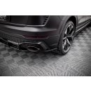 Heck Ansatz Flaps Diffusor für Audi RSQ8 Mk1 schwarz matt