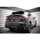 Heck Ansatz Flaps Diffusor für Audi RSQ8 Mk1 Carbon Look