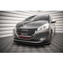 Front Ansatz V.1 für Peugeot 208 GTi Mk1 schwarz Hochglanz