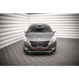 Front Ansatz V.2 für Peugeot 208 GTi Mk1 schwarz matt