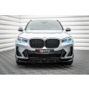 Front Ansatz V.1 für BMW X4 M-Paket G02 Facelift schwarz matt