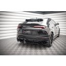 Mittlerer Diffusor Heck Ansatz DTM Look für Lamborghini Urus Mk1 schwarz Hochglanz