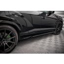 Seitenschweller Ansatz für Lamborghini Urus Mk1 schwarz Hochglanz