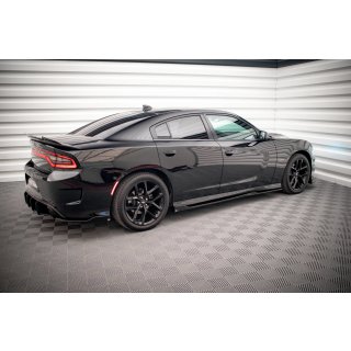 Seitenschweller Ansatz für Dodge Charger SRT Mk7 Facelift schwarz matt