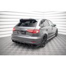 Street Pro Heck Ansatz Flaps Diffusor für Audi S3 Sportback 8V Facelift