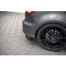 Street Pro Heck Ansatz Flaps Diffusor +Flaps für Audi S3 Sportback 8V Facelift schwarz Hochglanz