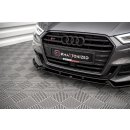 Front Ansatz V.1 für Audi S3 Sportback 8V Facelift schwarz Hochglanz