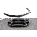 Front Ansatz V.3 für Audi S3 Sportback 8V Facelift schwarz Hochglanz