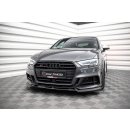 Front Ansatz V.3 für Audi S3 Sportback 8V Facelift schwarz Hochglanz