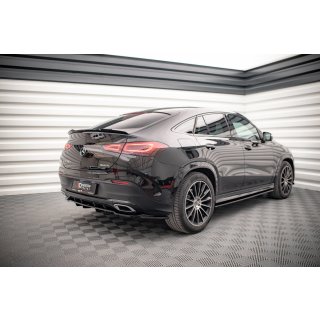 Mittlerer Diffusor Heck Ansatz DTM Look für Mercedes-Benz GLE Coupe AMG-Line C167 schwarz matt