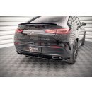 Mittlerer Diffusor Heck Ansatz DTM Look für Mercedes-Benz GLE Coupe AMG-Line C167 schwarz matt