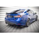 Heck Ansatz Flaps Diffusor für Lexus GS F Mk4 Facelift Carbon Look