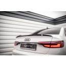 Spoiler CAP für Audi A4 Limousine B9 Facelift schwarz Hochglanz