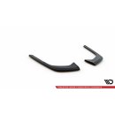 Heck Ansatz Flaps Diffusor für Audi A4 B9 Facelift schwarz Hochglanz