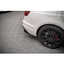 Heck Ansatz Flaps Diffusor für Audi A4 B9 Facelift Carbon Look