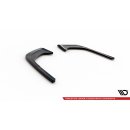 Heck Ansatz Flaps Diffusor für Audi A4 B9 Facelift Carbon Look