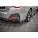 Heck Ansatz Flaps Diffusor V.1 für BMW 4er Gran Coupe M-Paket G26 Carbon Look