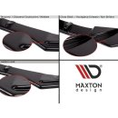 Heck Ansatz Flaps Diffusor V.1 für BMW 4er Gran Coupe M-Paket G26 Carbon Look