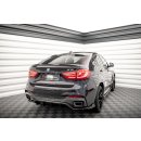 Spoiler CAP für 3D BMW X6 M-Paket F16 schwarz Hochglanz