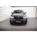 Front Ansatz V.2 für BMW X6 M-Paket F16 schwarz matt