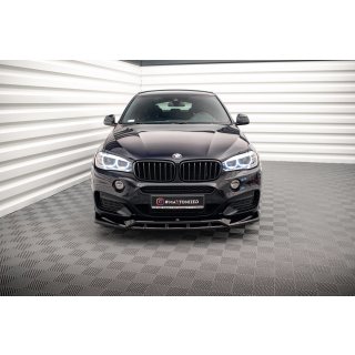 Front Ansatz V.3 für BMW X6 M-Paket F16 Carbon Look