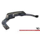 Mittlerer Diffusor Heck Ansatz DTM Look für BMW X6 M-Paket F16 schwarz matt