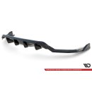 Mittlerer Diffusor Heck Ansatz DTM Look für BMW X6 M-Paket F16 schwarz matt