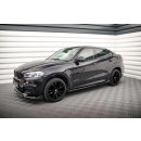 Seitenschweller Ansatz für V.2 für BMW X6 M-Paket F16 Carbon Look