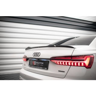 Spoiler CAP für Audi A6 Limousine C8 Carbon Look