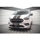 Front Ansatz für Ford Transit Custom ST-Line Mk1 Facelift schwarz Hochglanz