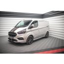 Seitenschweller Ansatz für Ford Transit Custom ST-Line Mk1 Facelift schwarz Hochglanz