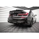 Heck Ansatz Flaps Diffusor V.3 für BMW 3er M-Paket G20 / G21 Carbon Look