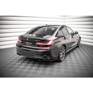 Heck Ansatz Flaps Diffusor V.4 für BMW 3er M-Paket G20 / G21 Carbon Look