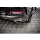 Mittlerer Diffusor Heck Ansatz DTM Look für V.2 BMW X6 M-Paket G06 schwarz Hochglanz